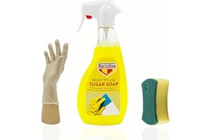JBL GENERAL Sugar Soap Spray Bundle, 500ml, Ideal Sugar Soap for Walls, Effective Sugar Soap for Cleaning, Gentle and Non-Toxic Sugar Soap Liquid, Includes Sponge and Gloves