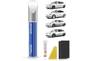 EVOOOR Pearl White (PPSW) - Vernice di ritocco per Tesla kit fai da te con vernice di ritocco coordinata per modello 3/Y/S/X