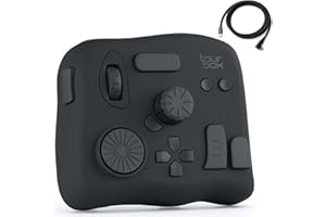 TOUR BOX TourBox NEO, Controller Video Editing Fotografico, Tastiera di Scelta Rapida Personalizzata, Console Creativa per Photoshop Lightroom Premiere Illustrator, Tavoletta Grafica da Disegno Windows Mac PC