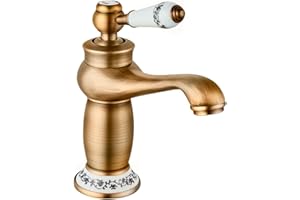 DP GRIFERIA DP Grifería - Grifo monomando de lavabo en color Antique, modelo Argán