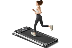 LONTEK Walking Pad, Under Desk Treadmill with SPAX App, Upgraded Brushless Motor, LED Display, Foldable Walking Running Machine with Remote Control for Home Office