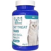 Muvicado Kedi &Ouml;d&uuml;l Tableti Mix Kedi &Ouml;d&uuml;l&uuml; Deri T&uuml;y Bağışıklık Multivitamin Tablet Kedi Biyotin T&uuml;y Bakım Seti