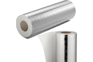 DACHTEC Selbstklebende Heizkörper Reflexionsfolie 5m x 0,48m x 3mm | Wandisolierung Reflexionsplatte Reflektionsfolie Isoliermatten Thermomatte Alufolie Heizung Isolierung Dämmung Isolierfolie Dämmfolie