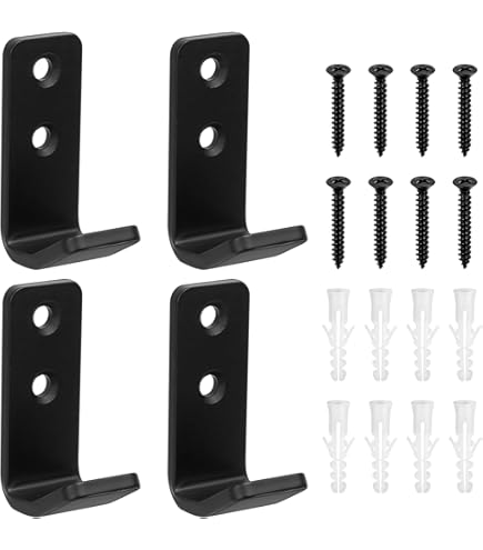 Lntyq M8 (Lot De 8) - Crochet Fixation Rectangulaire Robuste En Forme De U Pour Mur Ou Plafond (80 X 25mm) Anneau De Fixation