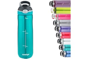 Contigo Ashland Autospout Bottiglia Acqua, Borraccia Sportiva con Cannuccia, Priva di BPA, Bottiglia da Palestra a Tenuta Stagna, per lo Sport, Bicicletta, Escursioni, Scuba, 720 ml