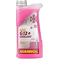 MANNOL 1 Litre Coolant G12+ Antifreeze 4212 SAE J1034 Carboxylated Ready For Use Solution