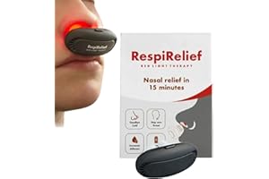 Yanobia RespiRelief Rotlicht-Nasentherapie-Instrument, Rotlicht-Nasentherapiegerät, Rotlicht-Nasentherapie für Nase, Nasen-Rhinitis-Behandlungsgerät (1 Stück)