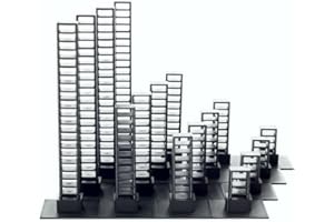 Overdrive-Racing Stützen für Carrera Digital 124/132 / EVO - Schwarz - Kurven Geraden Brücken Überfahrten, Stützensystem:Set 1 - Stützen Starterset