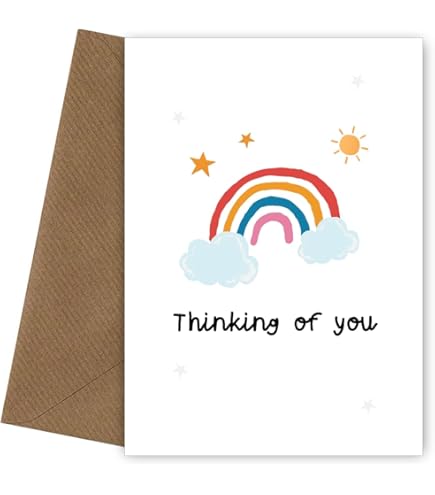 Old English Co. Thinking Of You Sypathy Card - Golden Labrador Art - Condolence Card Greeting