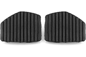 VOBOR Pedale Del Freno, Della Frizione Copripedale, Pedale del Freno in Gomma Copertura in Gomma per 1007 207 208 301 C3 C4 C5 C6 C8