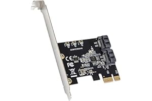 IO Crest 2 Port SATA III PCI-E 3.0 x1 Controller Card (Jmicro Chipset), add Two SATA 3.0 devices to any PCIe slot