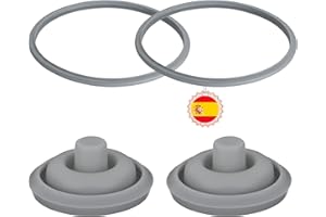MY WAVE DZ – Pack 4 Juntas de Silicona para Olla WMF Perfect Plus y Perfect (Ø 22 cm) – Gomas de Repuesto Compatibles – Recambio Duradero y Económico – Alta Resistencia