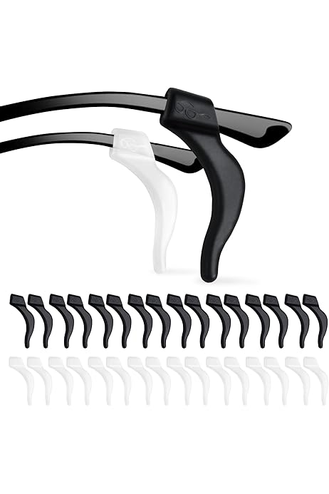 10 Paia Di Cuscinetti Auricolari Per Occhiali - Antiscivolo, In Silicone Morbido - Foto 7