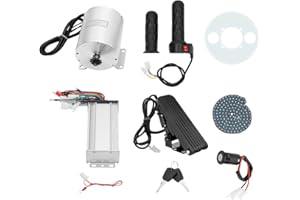 NIGORIY 48-72V 43A Elektro-Brushless Motor Kit, 3000W Brushless Motor Set 5,4 N.m Nenndrehmoment 200 kg Tragfähigkeit Elektroroller Brushless Motor Controller Kit mit Schutzart IP33 Bürstenloser Elektromotor