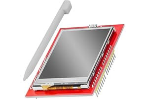 AZDelivery 2,4 Zoll TFT LCD Touch Display Shield Module SPI XPT2046 240x320 Pixel ILI9341 5V 3,3V kompatibel mit Arduino inklusive E-Book!