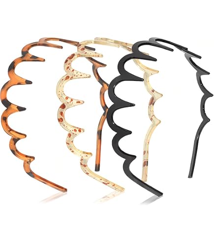 Set 6 Fasce Per Capelli Donna Con Denti A Zigzag - Stile Coreano, Tenuta Salda, Per Tutti I Giorni E Occasioni
