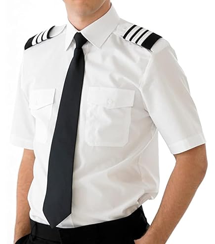 Spalline Pilota 1-4 Strisce - Oro E Nero | Accessorio Carnevale - Foto 6