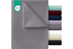 Utopia Bedding - Lenzuolo piano sopra senza elastico - Matrimoniale 270 x 290 cm - Certificato OEKO-TEX - Morbido poliestere spazzolato - Microfibra - Lenzuolo piano - Grigio