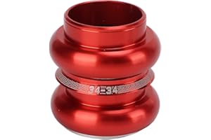 equlup Serie sterzo per Bici, 34 mm/1,3 Pollici Serie sterzo a Doppio Cuscinetto in Lega di Alluminio Attacco Forcella Anteriore per Bicicletta Gruppo sterzo per Bici da Strada di Montagna