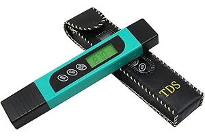 QiCheng&LYS Instrument de qualité de l'eau, Instrument de Test de l'eau Professionnel TDS (Vert)