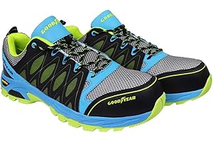 Goodyear S1P/SRA/HRO Herren Metallfreie Zehen- und Zwischensohlen-Sicherheitstrainer aus Verbundwerkstoff