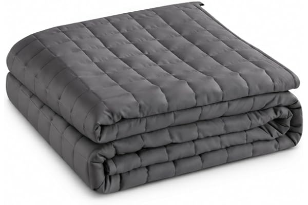 Comfeur Viktfilt 150 x 210 cm 7 kg, tungt täcke – anti-stress terapifilt med glastryckfördelning, tung viktfilt för djup sömn och bättre återhämtning, sömnhjälp för vuxna