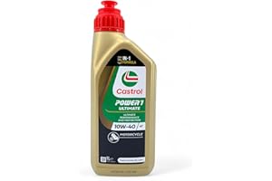 LUBRIALPHA - Olio motore per moto e scooter | Lubrificante sintetico 10W40 | Con portachiavi cavatappi, confezione 3x1lt