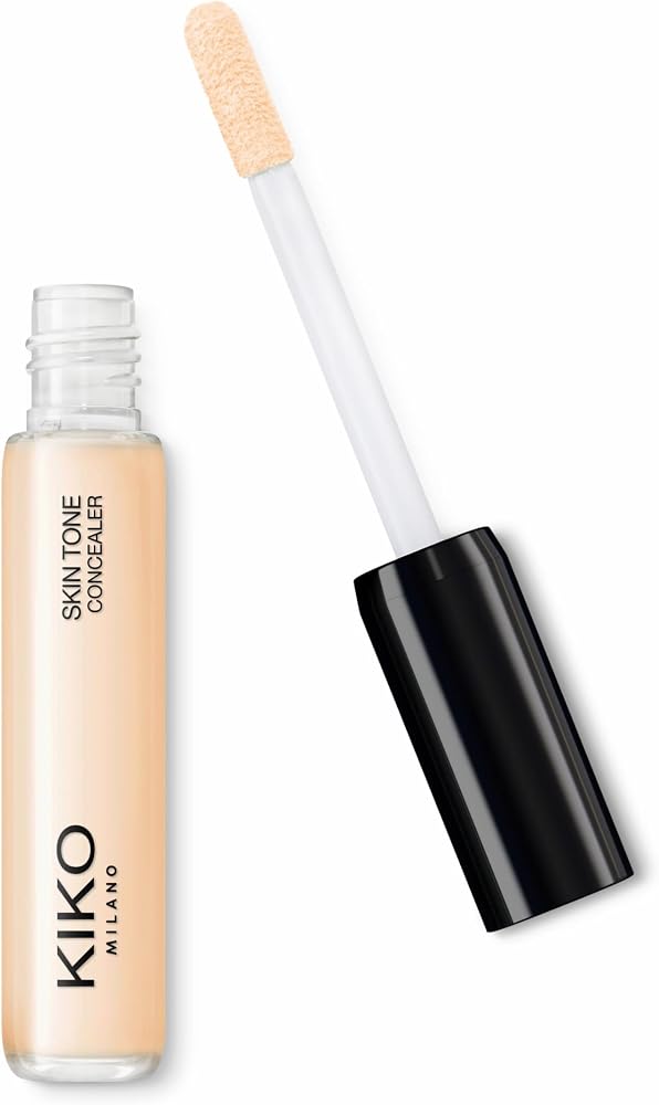 Kiko Milano KIKO Skin Tone Concealer 02 Ivory | Sıvı | doğal yüzey | orta kapatma gücü | döner aplikatör