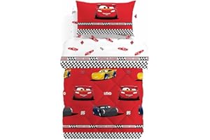 Caleffi Trapunta invernale piazza e mezza Caleffi 220x260 tessuto in puro cotone (Cars Racing)