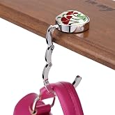 Outdoor Outlet Dekoratif Desenli Masa Kenarı &Ccedil;anta Askı Aparatı Aleti Askılık
