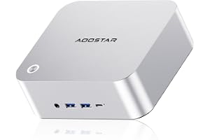 AOOSTAR MACO Mini PC Ryzen 7 PRO 8845HS(upp till 5,1 GHz), Stationär Barebone Minidator, Inget RAM Ingen M.2 SSD, Micro Gamin