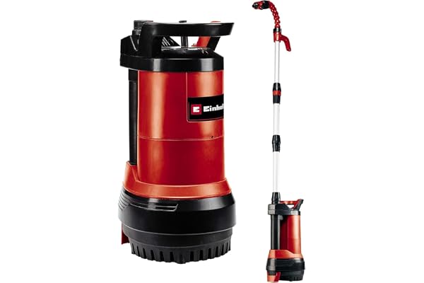 Einhell Pompe collecteur d'eau de pluie GE-PP 5555 RB-A (550W, max. 5500 L/h, max. 20 m, pompe combinée 2en1 - pompe immergée à pression et à pluie)