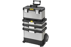 STANLEY - FATMAX STANLEY FATMAX, Carrello Porta Utensili, Metallo e Polipropilene (plastica), 56.8 x 89.3 x 38.9 cm. 1-95-622