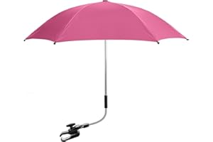 For Your Little One Baby Parasol Compatible with Ickle Bubba Stomp - Hot Pink