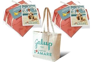Galup Kit 2 Panettoni Artigianali, il Kit Contiene 2 Panettoni con Mix di Frutti Tropicali, senza uvetta e canditi - 1.5 Kg