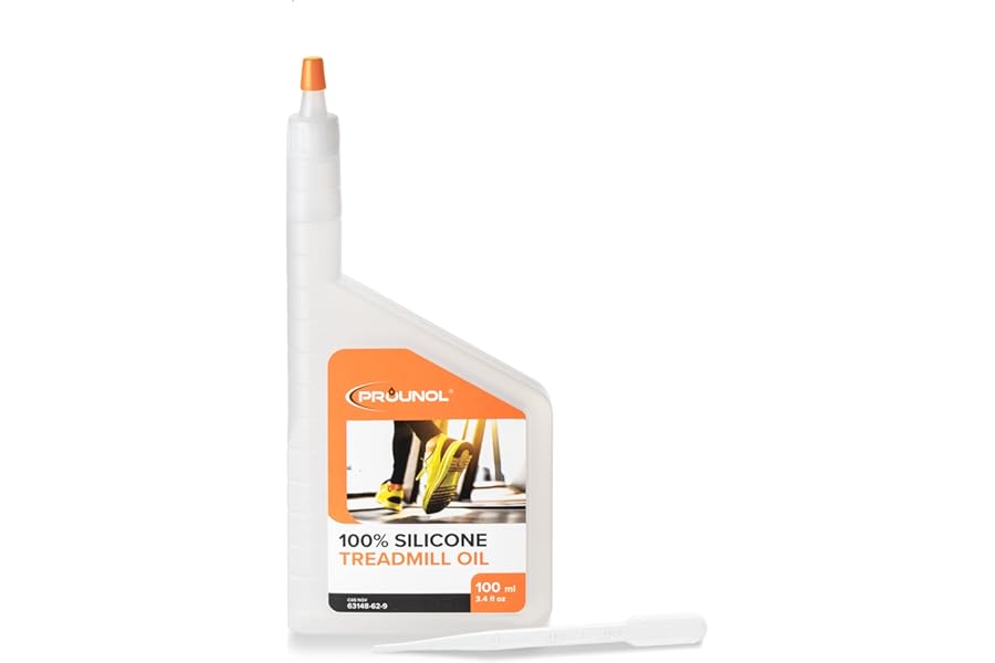 Prounol Treadmill Lubricant Oil - 100 ml - Pure Silicone Treadmill Oil - Fully Manufactured in the EU - Meets or Exceeds All Fitness Equipment Manufacturer Requirements