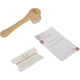 Horsehair Facial Grooming Brush with Mar