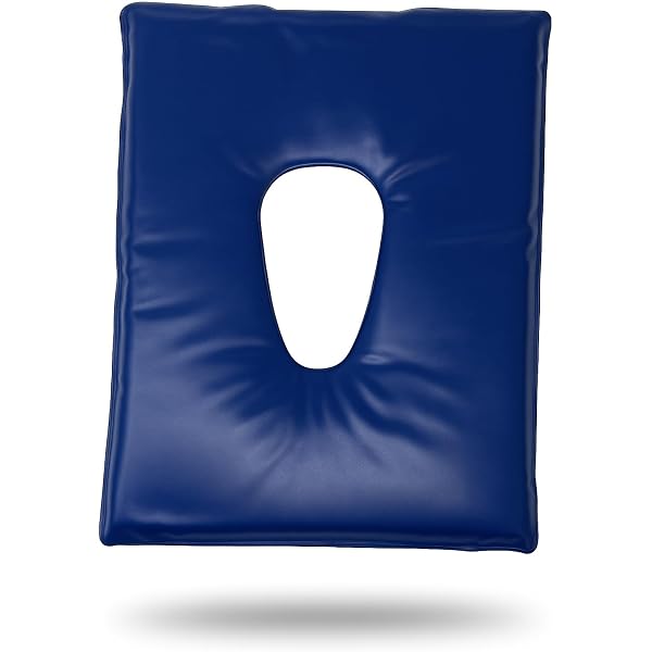 Massage-Gesichts-Kissen Für Salon & Reise – 30x30x8 Cm, Blau, Für Massagetisch, Nackenstütze, Flug