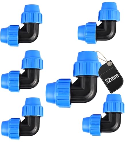 Raccord en polyéthylène réduit de 32 mm x 25 mm - Raccord pour tuyaux en polyéthylène 32 K