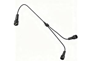 ‎AIFIZO AIFIZO Lichterkette Verlängerung 2Wege, 72cm IP65 Wasserdichte für Weihnachtsbeleuchtung Außen, Kugellichter Lichterketten, Eiszapfen Weihnachtslichter, Netzlichter, Solar Lichterkette
