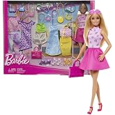 Barbie ve Muhteşem Kıyafetleri Barbie bebek ve kıyafetleri, birlikte giyilebilir giysiler ve aksesuarlar HKB07