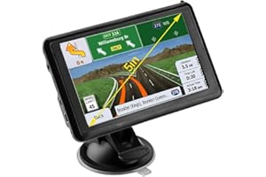 ODIKALA GPS Coche de 5 Pulgadas, para Coches, Peso Pesado, Camiones, Camping, Multi-Lenguajes Guía Vocal,con Mapas 2023 de Francia y Europa (Actualizaciones Gratis de Por Vida)