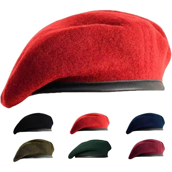 Béret Mil-Tec Vert - 100% Laine - Lavable Machine - Style Militaire