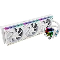 Thermalright bevroren Notte 360 zwart ARGB V2 waterkoeling CPU koeler, 360 specificatie CPU vloeistof koeler, 3 PWM-ventilatoren, geschikt voor AMD: AM4/AM5, Intel LGA 1851/1700 /115X / 1200/2011