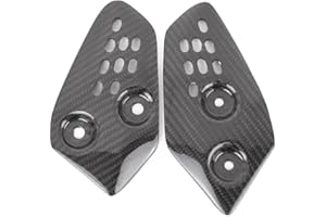 GSTRADINGONLINE 100% Carbon Fersenschutz Kompatibel Mit Yamaha MT-07 2014+.