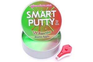 The Glowhouse Mastic Intelligent à Changement de Couleur réactif aux UV ((Atomic Apple))