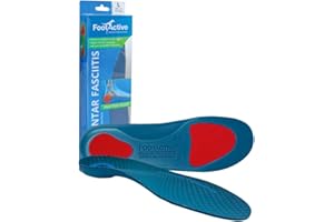 FootActive Plantar Fasciitis Insoles - L- 9/10.5 UK Blue