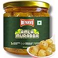Devavo Amla Murabba | Premium Juicy Gooseberry | No Sugar Syrup/Refined Sugar | Sweetened With Mishri & Khand | No Artificial Colour & Flavour | Traditional Grandma's Recipe | Handmade with Love (250 g)