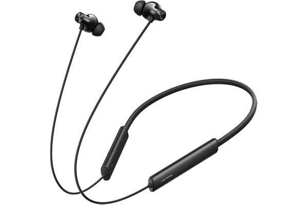 realme Buds Wireless 3 Neo in Ear Bluetooth Neckband with 13.4 Mm Dynamic Bass Boost Driver,Upto 32 Hours Playback,Fast Charge,Ai Enc,45Ms Low Latency,Ip55 Dust&Water Resistannt&Bluetooth V 5.4 Black