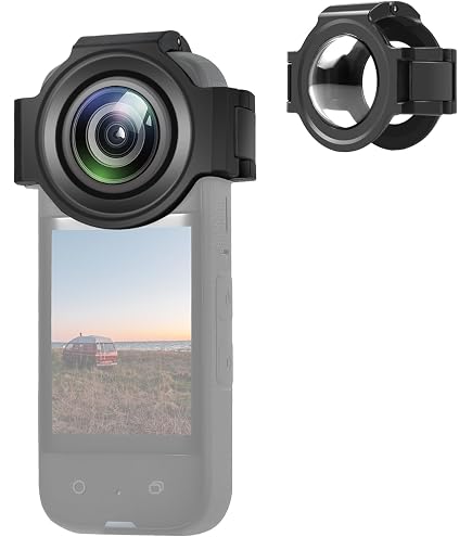 2 Pellicole Protettive Premium Per Lenti Insta360 X4 | Policarbonato Trasparente Antigraffio
